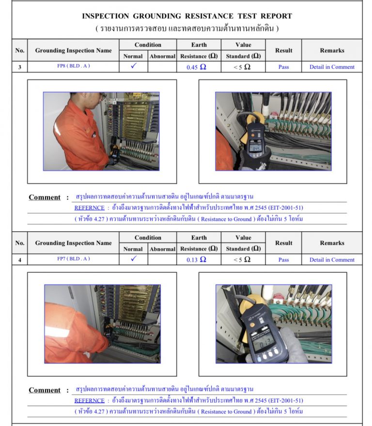Grounding Array Testing Form Grounding System Test | Engineering1986